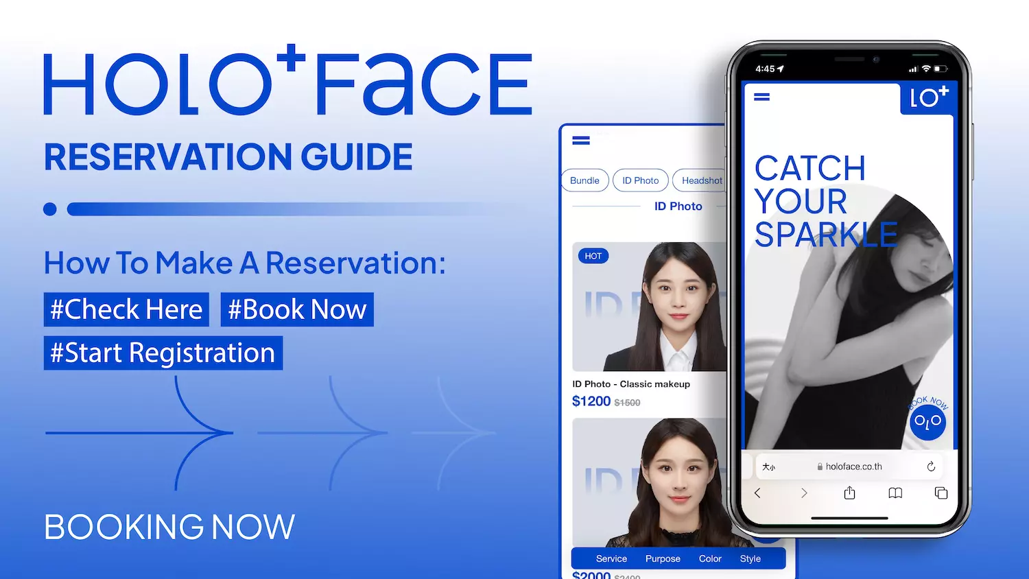 HOLO+FACE|No.1 photography brand in Taiwan|Booking Process|Reservation Guide !